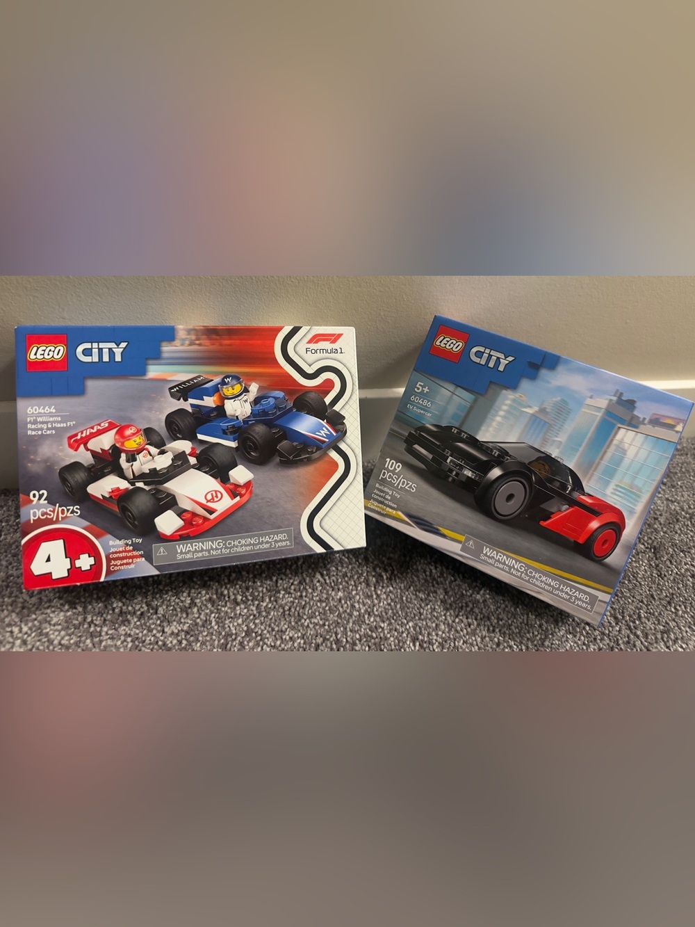 LEGO F1 Williams Race cars & LEGO EV Super car. Brand new